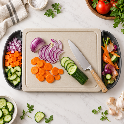 Modular Prep Board & Catch Tray Set