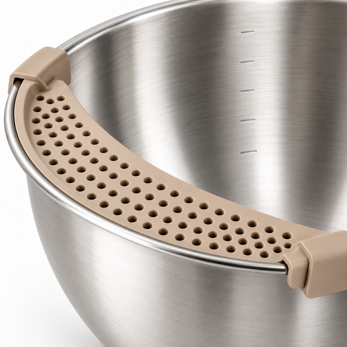HaloDrain Mixing Bowl with Crescent Drain Gate