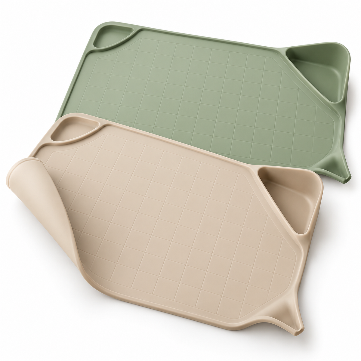 PeelPocket Dual-Zone Rollable Prep Mat Set