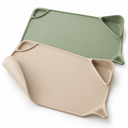 PeelPocket Dual-Zone Rollable Prep Mat Set