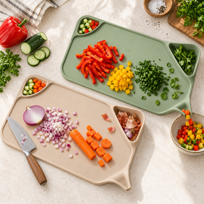 PeelPocket Dual-Zone Rollable Prep Mat Set