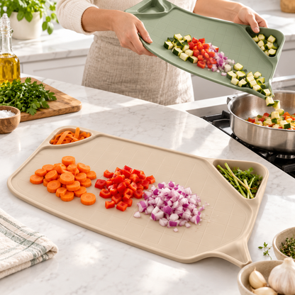 PeelPocket Dual-Zone Rollable Prep Mat Set