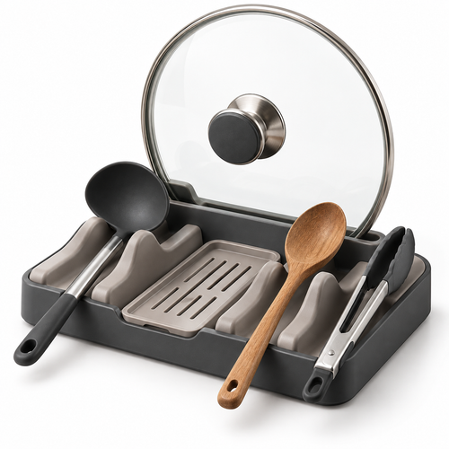 QuadRest Countertop Utensil & Lid Dock