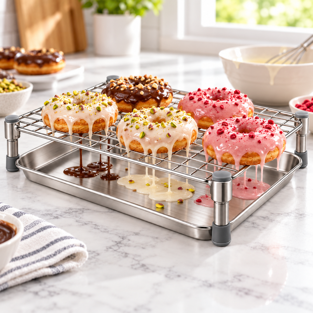 NestRack Cooling, Glaze & Drain Rack System