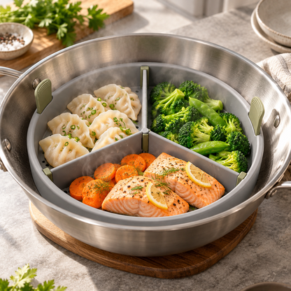 SteamGrid Modular Divider Steamer Tray