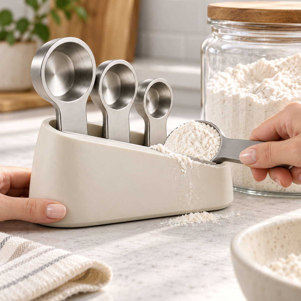 DoseDock Self-Leveling Measuring Scoop Set